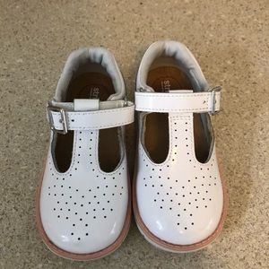 Stride Rite Paten Leather Mary Janes - White